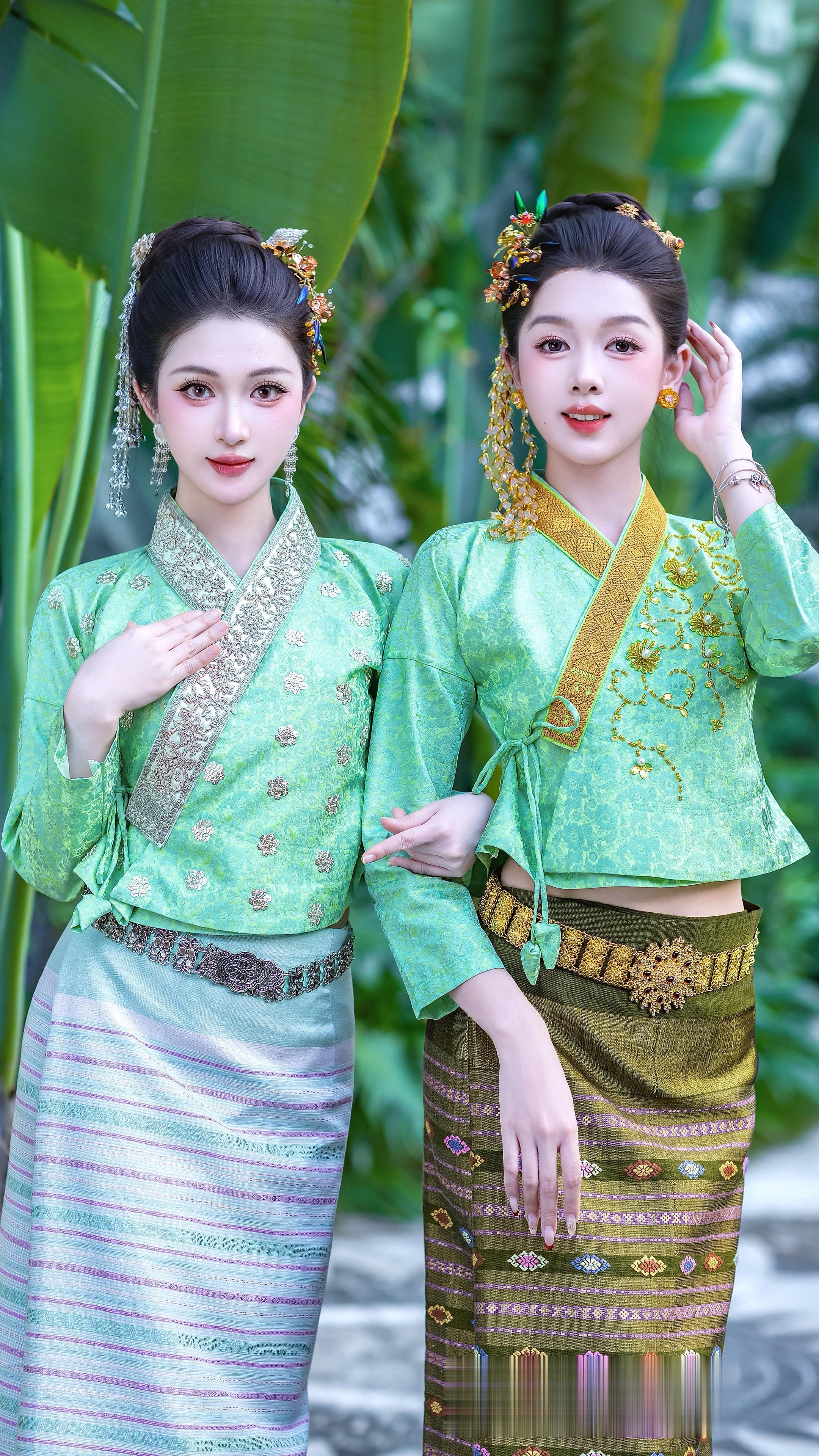 “一抹清新绿韵的配色。”