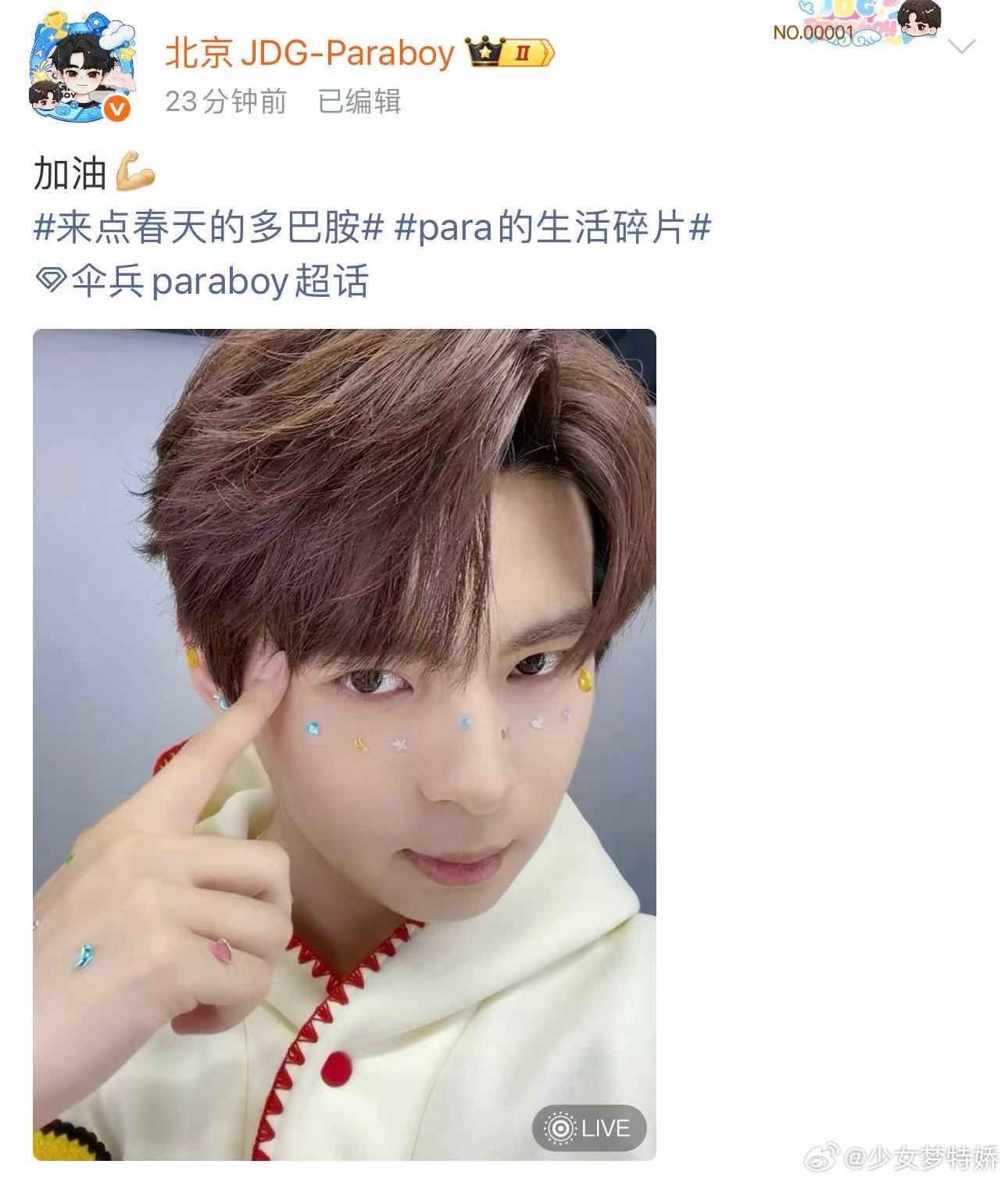 伞兵春日多巴胺妆容谁能拒绝这么可爱的伞兵，自拍元气满满，春日氛围感一步到位。 