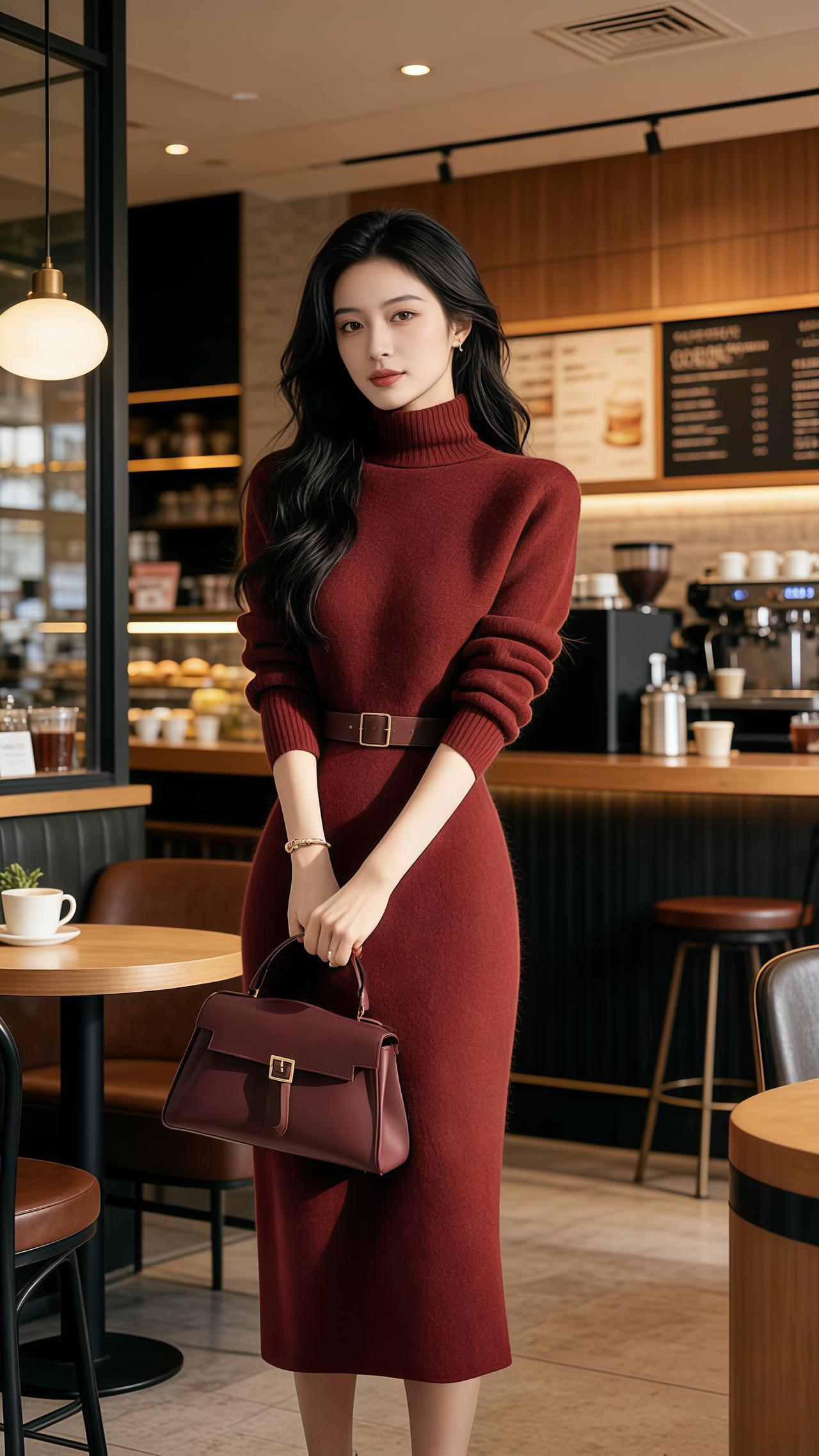 穿搭 高级感穿搭 红色系 高端大气 新年穿搭