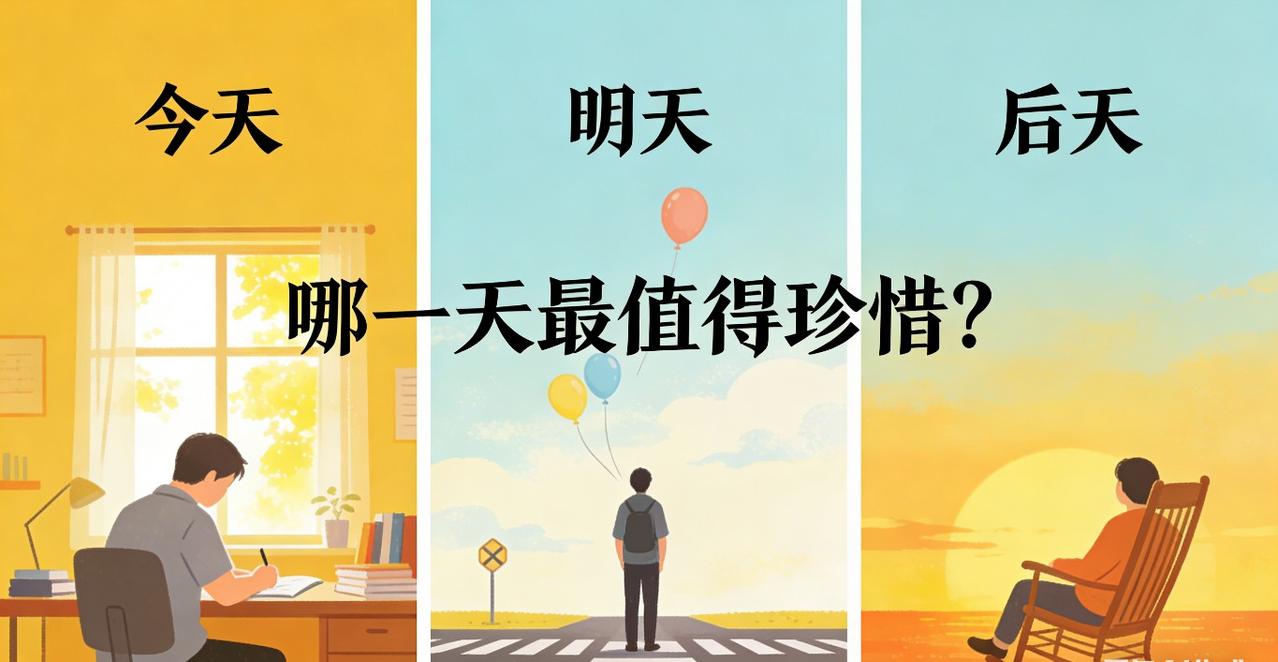 今天、明天、后天，究竟哪一天才最值得珍惜？