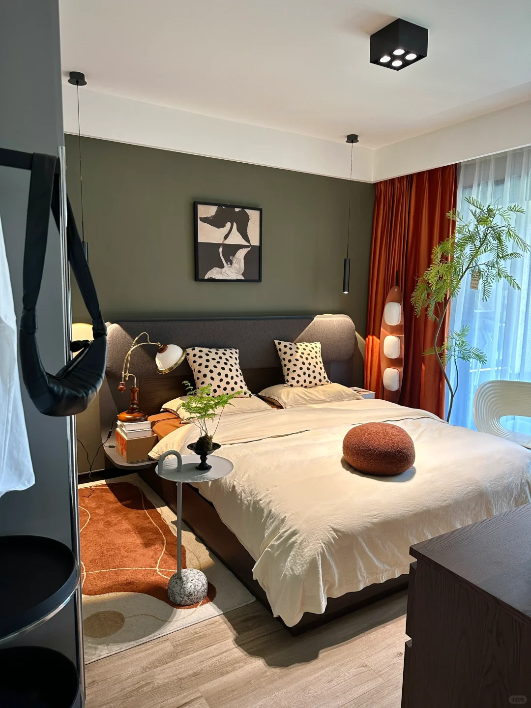 我妈说，冲这卧室她能多住几天🏠💚🪴☁️🐈