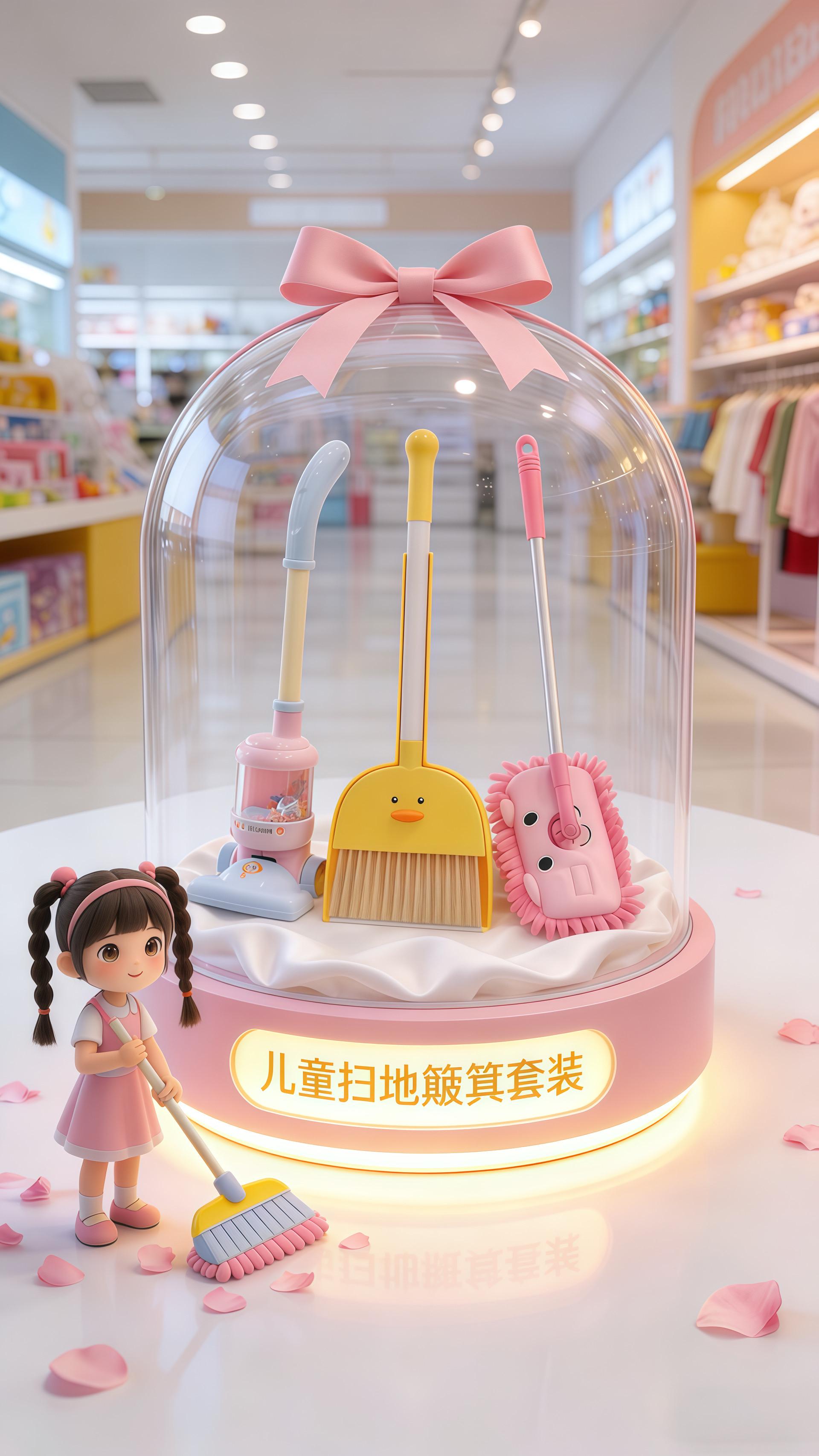 宝宝的第一套家务玩具，宝宝拿着学做家务超有模有样，早教益智还能培养动手能力～