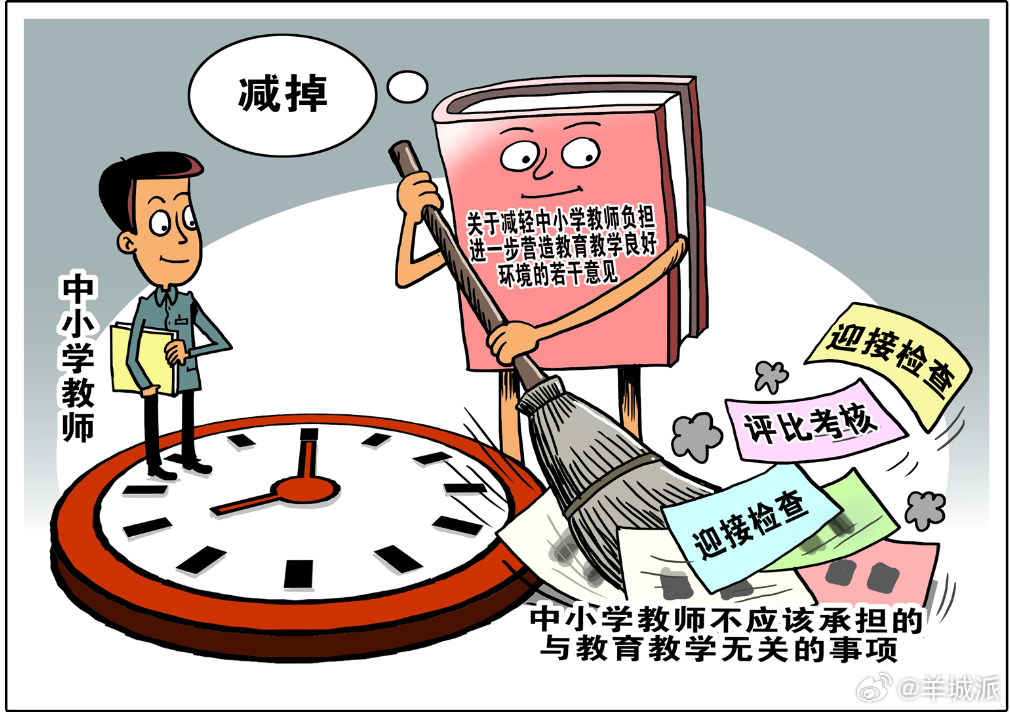【“安全教育平台”被叫停引发关注教师的非教学任务——学生减负，老师也要减负】近期