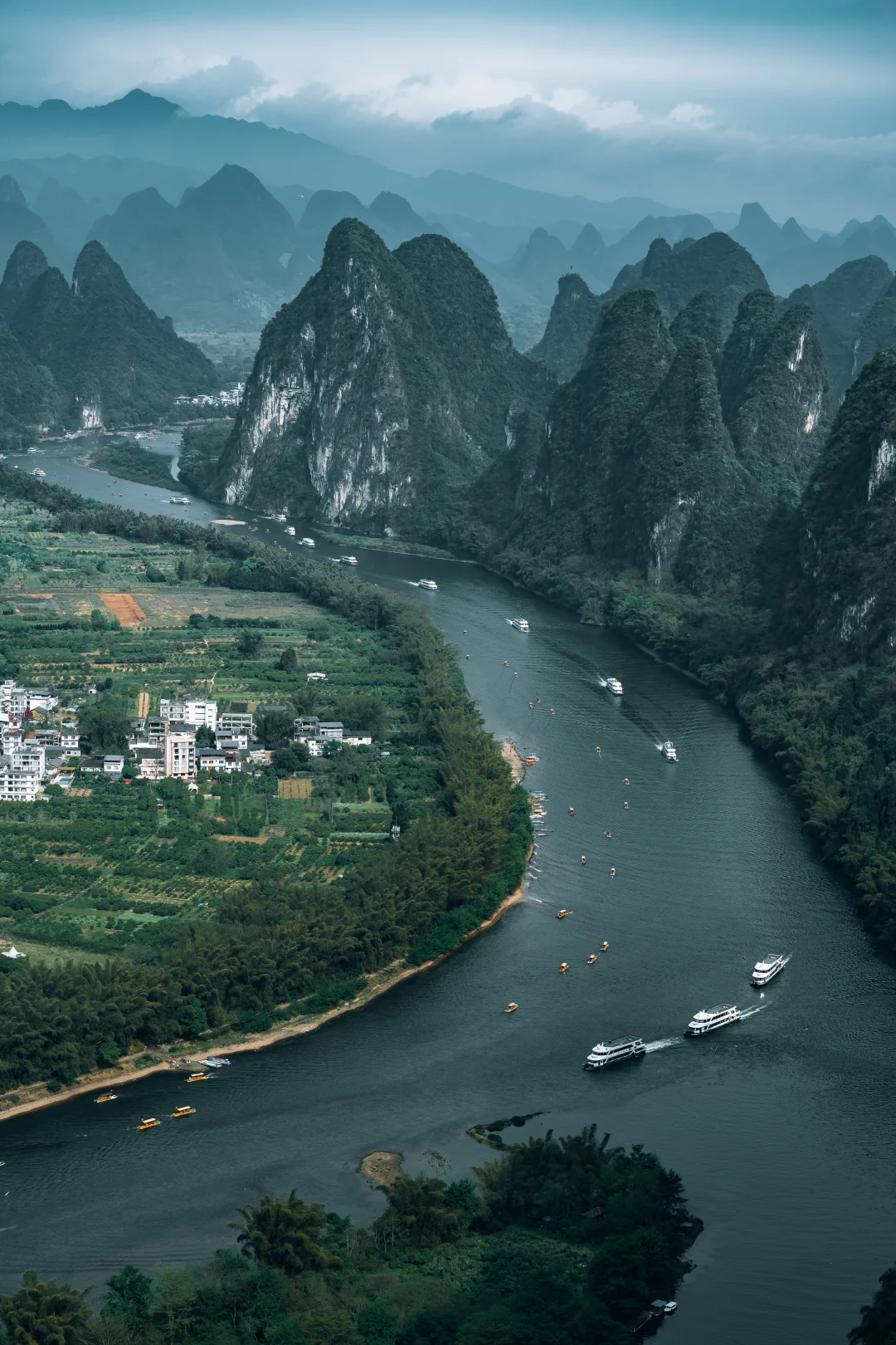 一场雨，阳朔秒变千里江山图