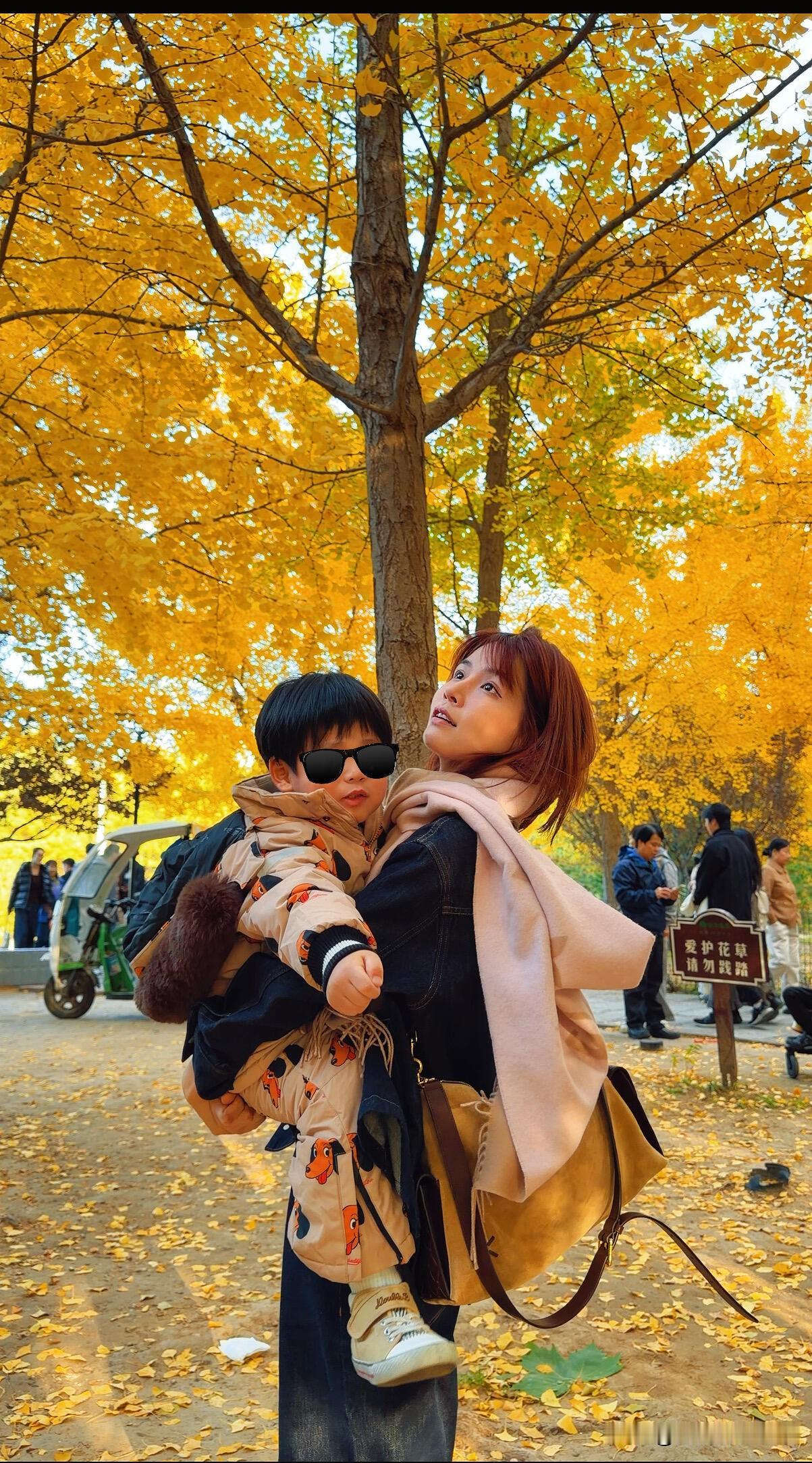 1月14日，苏醒妻子廖语辰更新动态，并配文说道：“记录秋天！”

廖语辰发了12