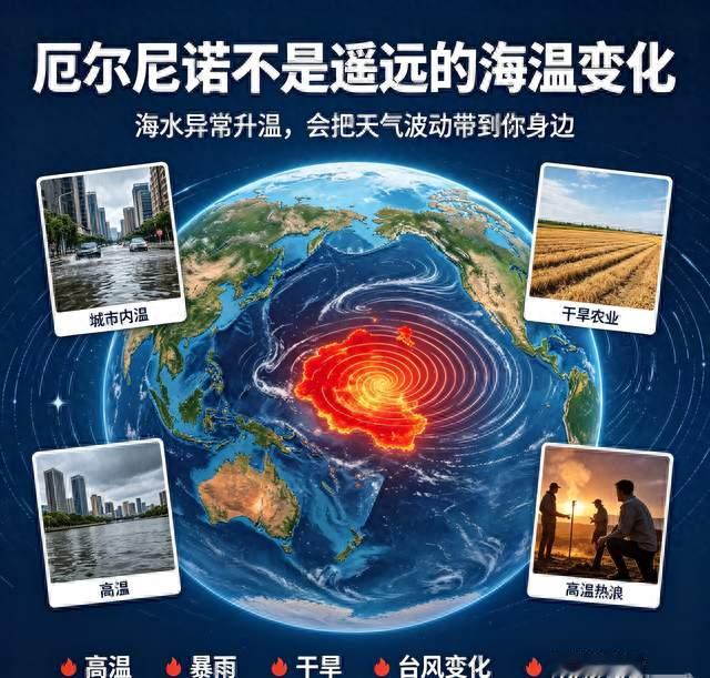 不止高温暴雨！联合国预警，厄尔尼诺12月达到顶峰
