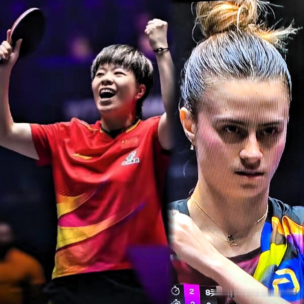 扎心！看了国乒女队主力王艺迪1/8决赛对阵高桥布鲁娜一战，感觉全场对我们的球员极
