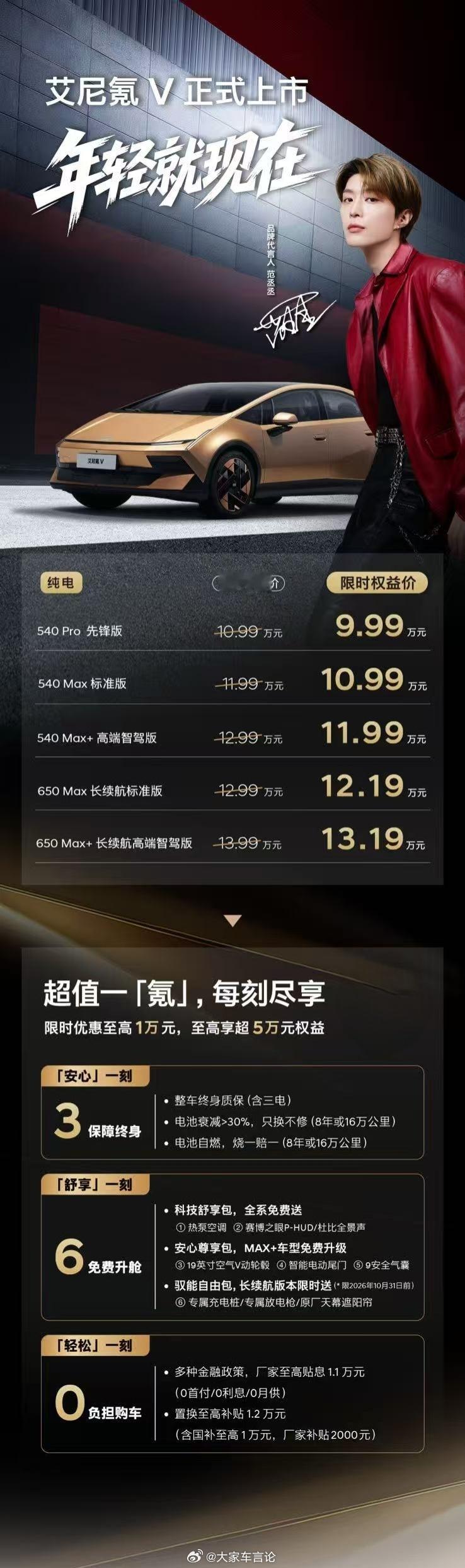 北京现代艾尼氪V正式上市，限时权益价9.99万起售。平直硬朗的线条让它瞩目度颇高