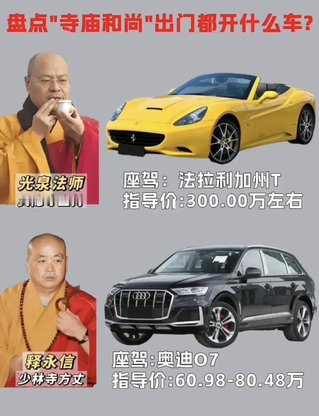 看看现在的和尚开什么车？少林寺住持释永信涉嫌刑事犯罪，严重违反佛教戒律，与多名女