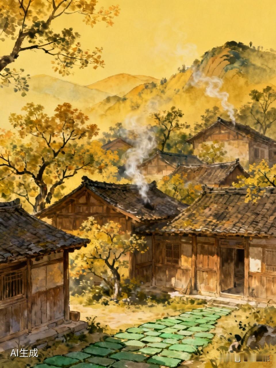 炊烟缭绕小山村,真的是美吗? 炊烟缭绕的小山村，那必须美啊！就说麻江的乡村，古色