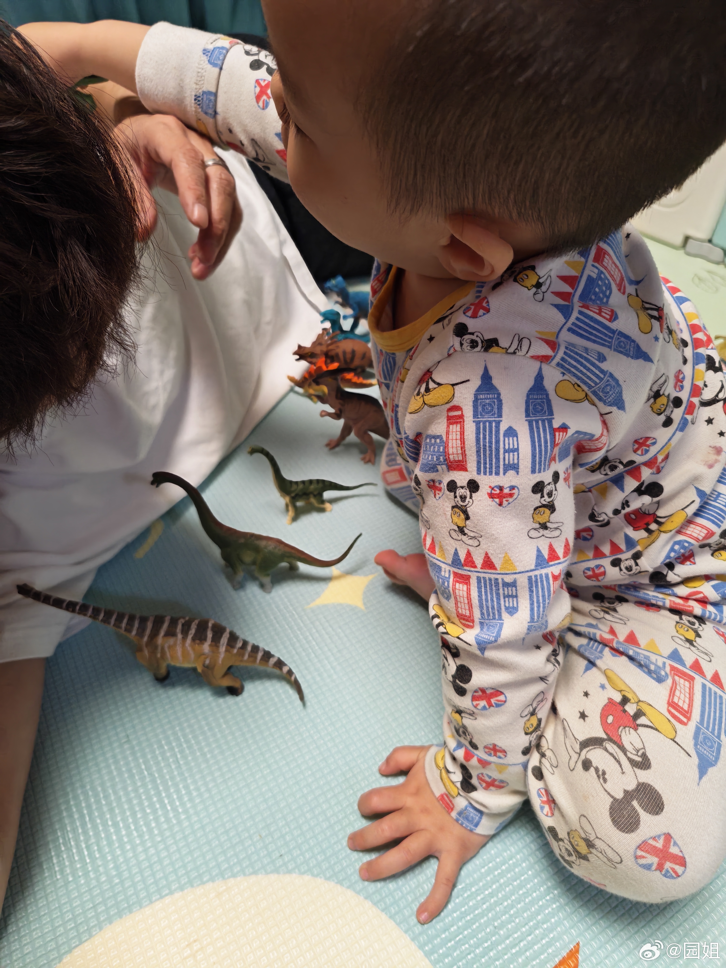 我的好大儿，放一排恐龙咬爸爸