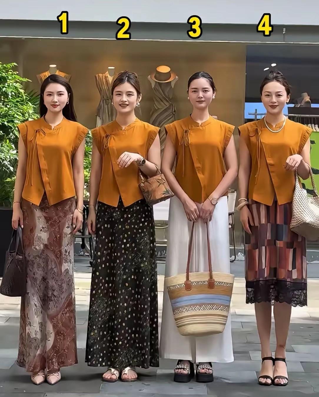 我愿意和1号交朋友，看着她温婉大方，脸上有一点微笑好相处。