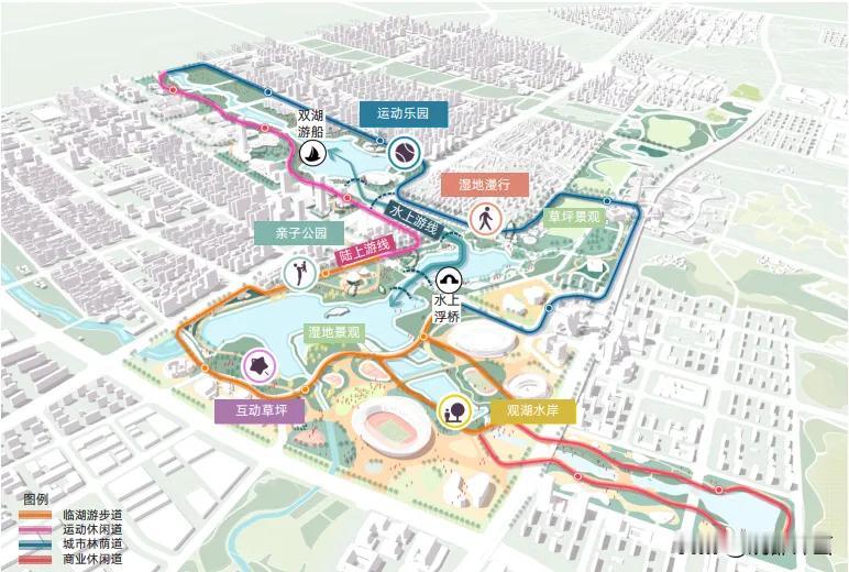 合肥运河新城的规划确实可圈可点。它定位为城市西部产城融合新中心，规划了产业、居住
