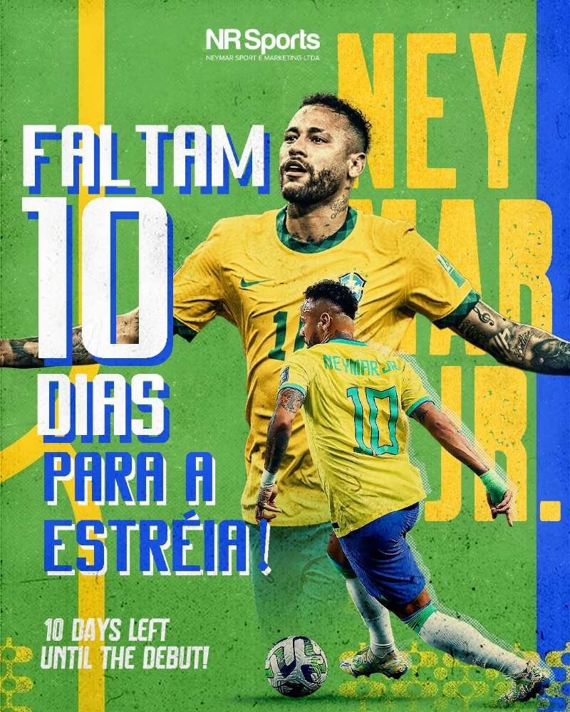 neymar 距离巴西队世界杯首秀还剩10天内马尔