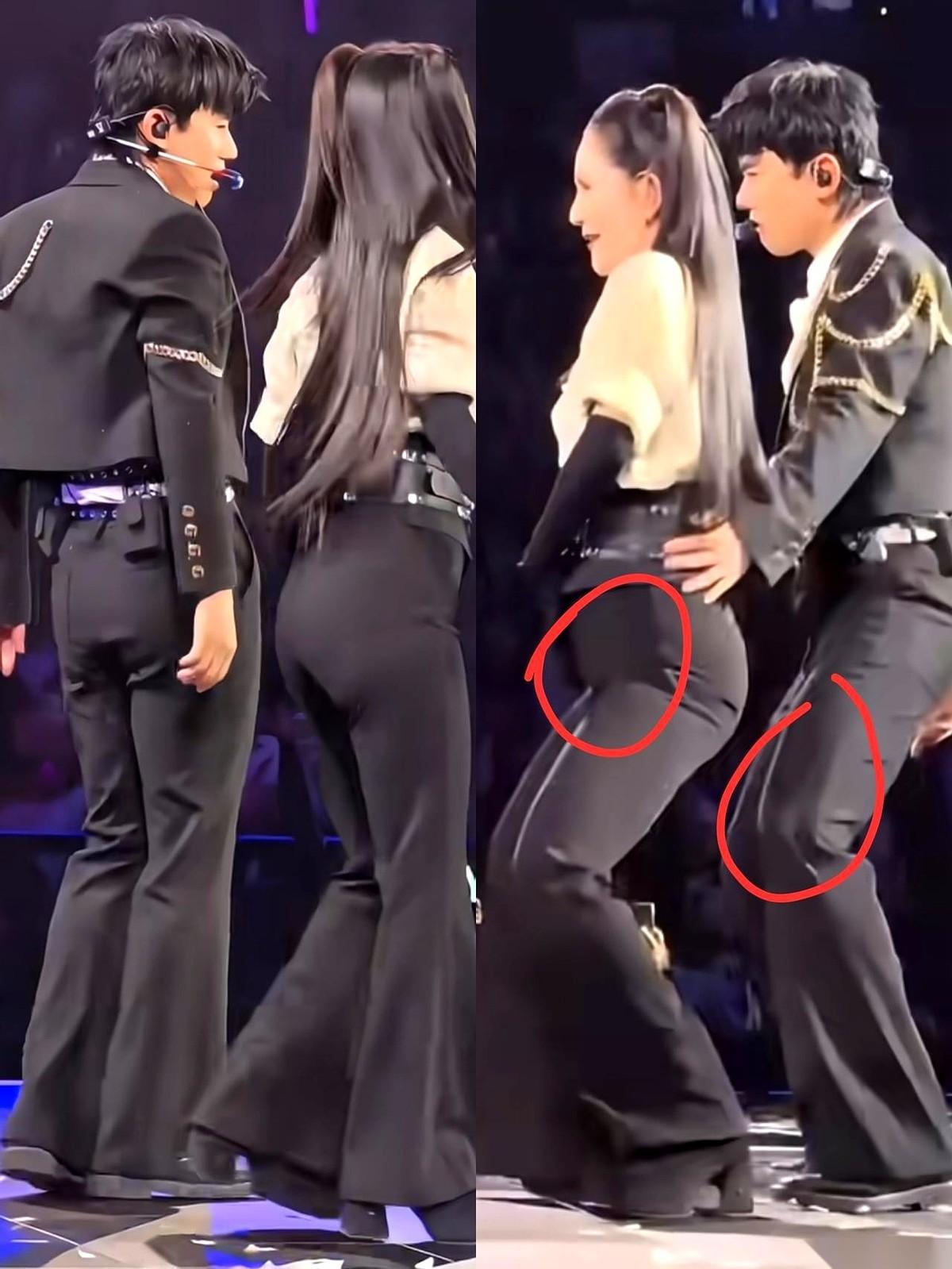 张杰跨年演唱会那套造型，真是绝了。
夫妻俩唱跳全开麦，台风稳得一塌糊涂，结果全场