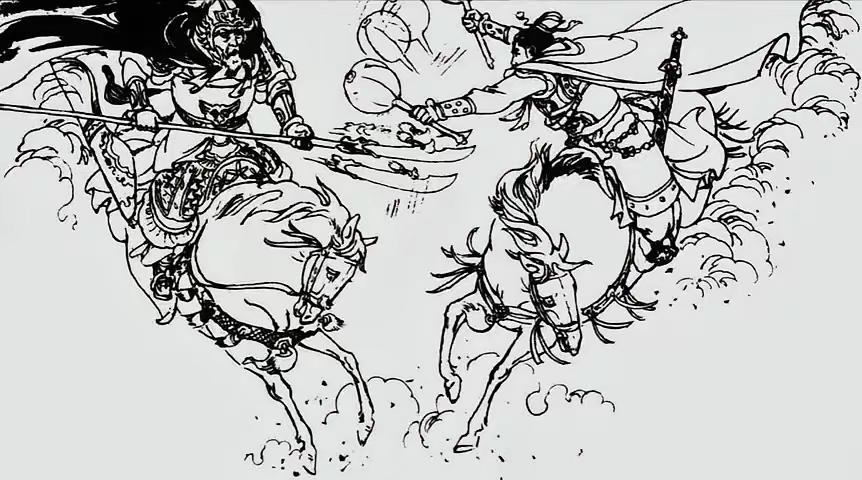 唐军攻打潼关，宋老生请来了老将军助阵。老将军与李渊寒暄已毕，点名要李元...