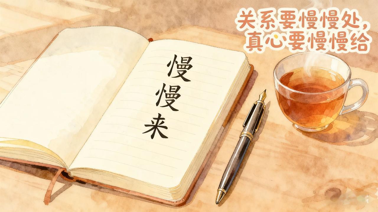 毛姆提醒我们：
“任何关系都要循序渐进，
不要一上来就交代的清清楚楚，
这不是真