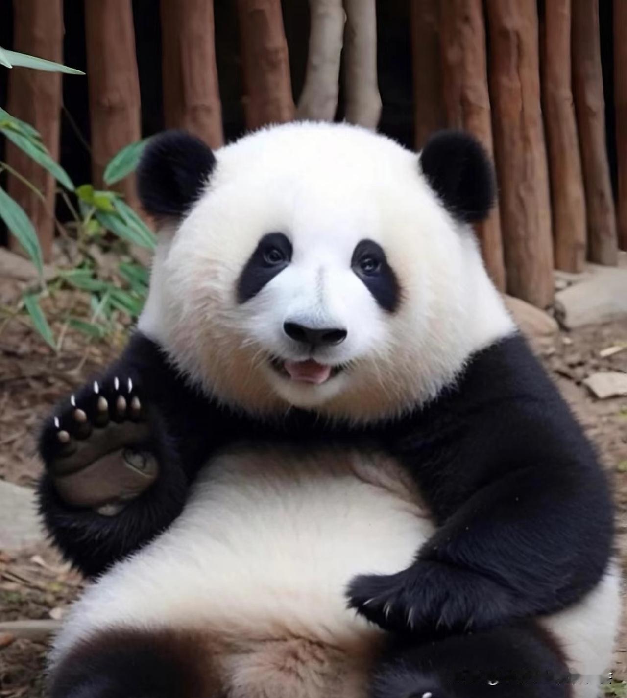 如果下辈子  给你个机会 
你愿意成为大熊猫吗？ 

我想排队得从北京到法国巴黎