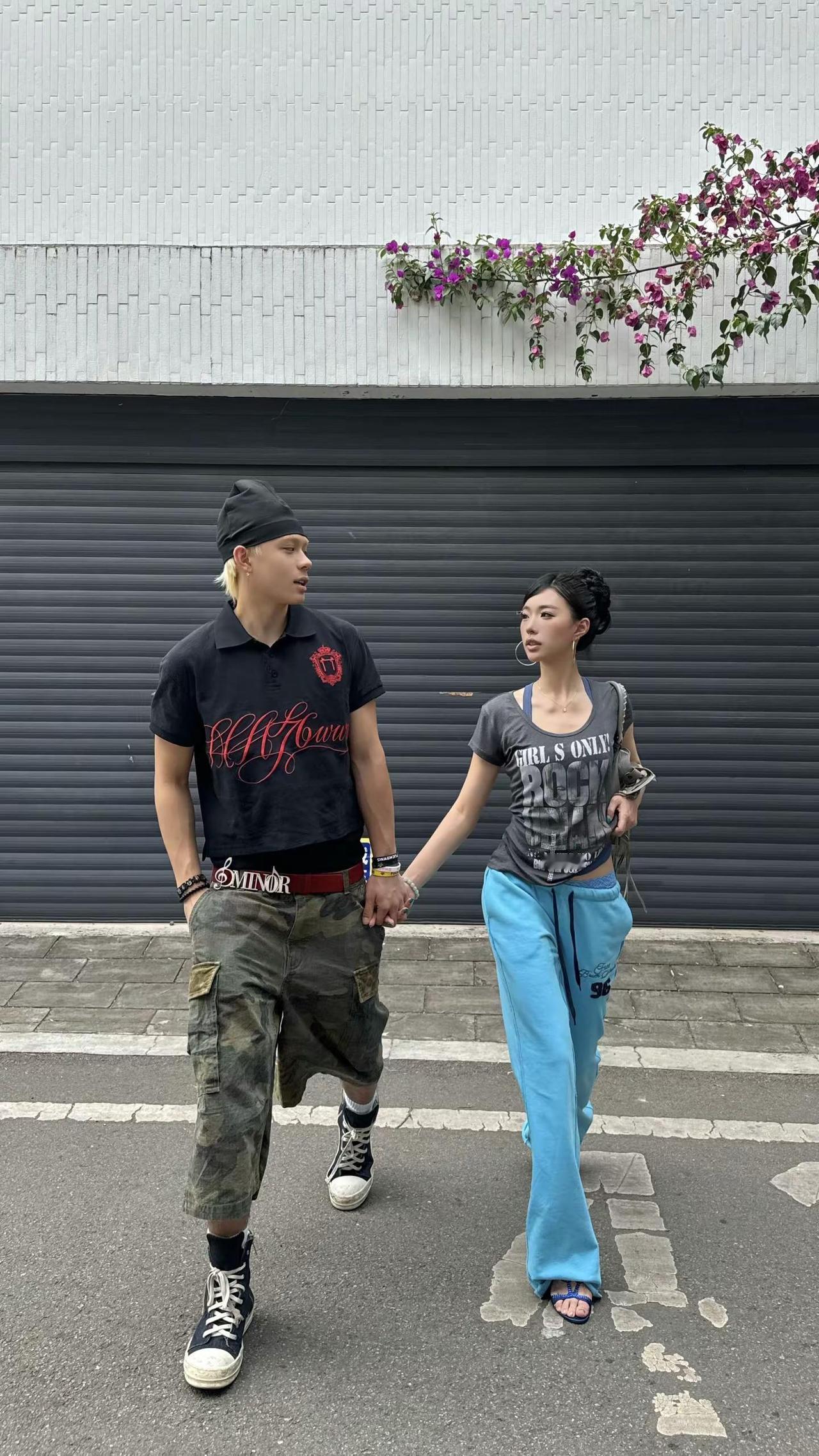 Just 2 of us🩵情侣穿搭
