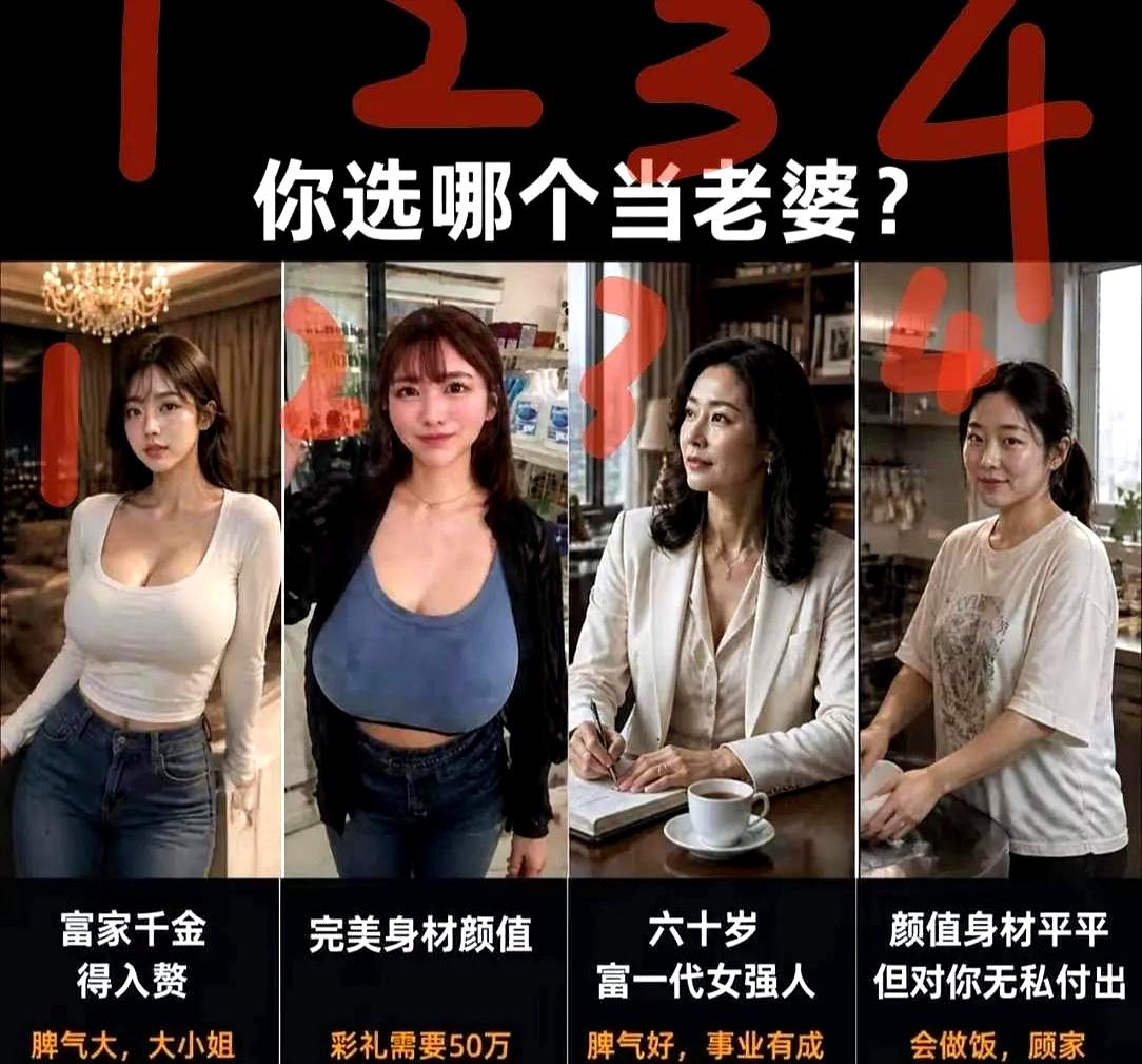 昨晚我们群因为这四个选项直接炸锅了，大半夜不睡觉吵了足足两小时，就为了争到底该选