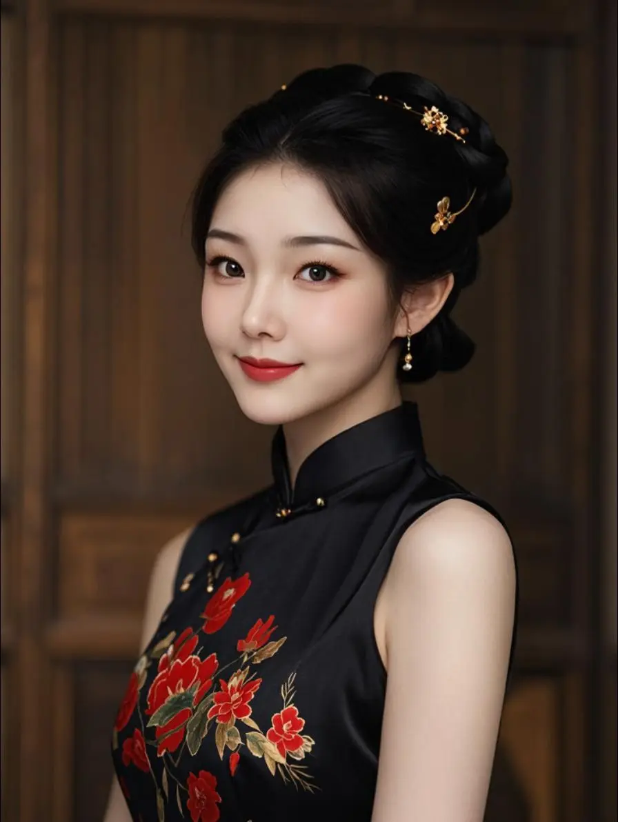 旗袍是独属于中国女人的美 ai国风旗袍韵
