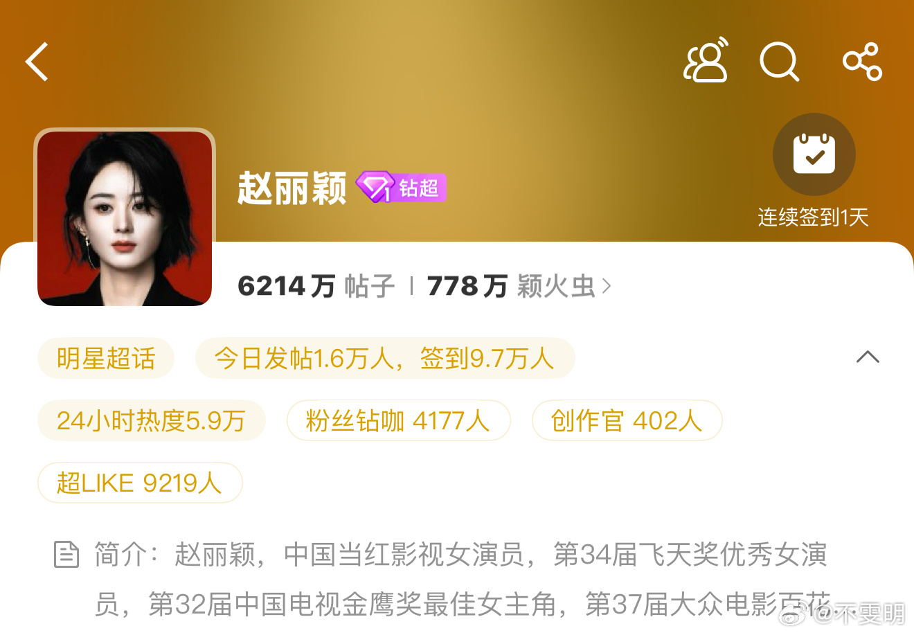赵丽颖超like破9100人了！[憧憬][憧憬] ​​​