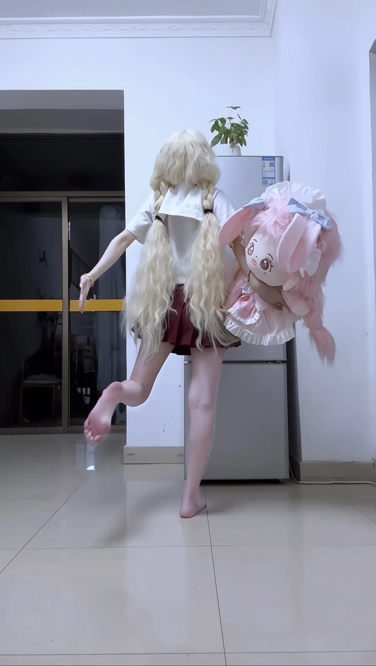 二次元少女 糟糕我被光脚萝莉包围了 jk