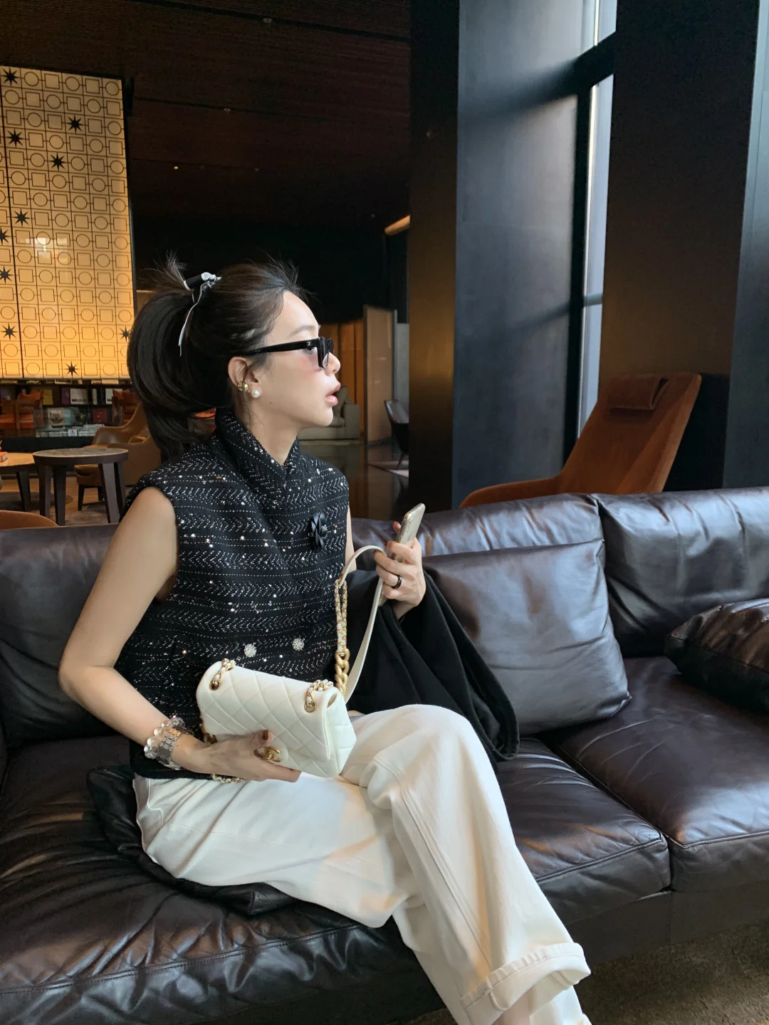 黑金小香 闪住了💎