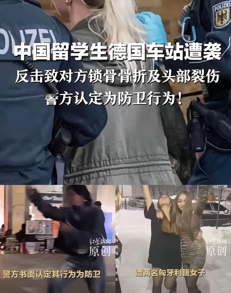 东大留学生徐先生在德国慕尼黑火车站遭到三名外国人挑衅辱骂，他奋起反击用咏春拳“醉