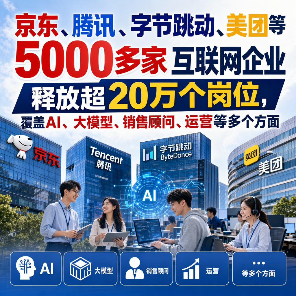 有人说互联网大厂在裁员收缩，但最新数据给出了完全相反的答案。
7月2日，人力资源
