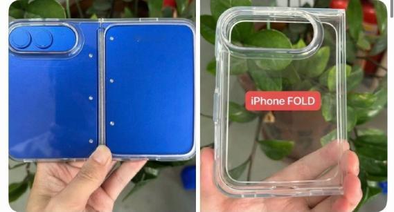 折叠iPhone手机壳曝光 之前有消息说 iPhone 折叠屏要砍 MagSaf