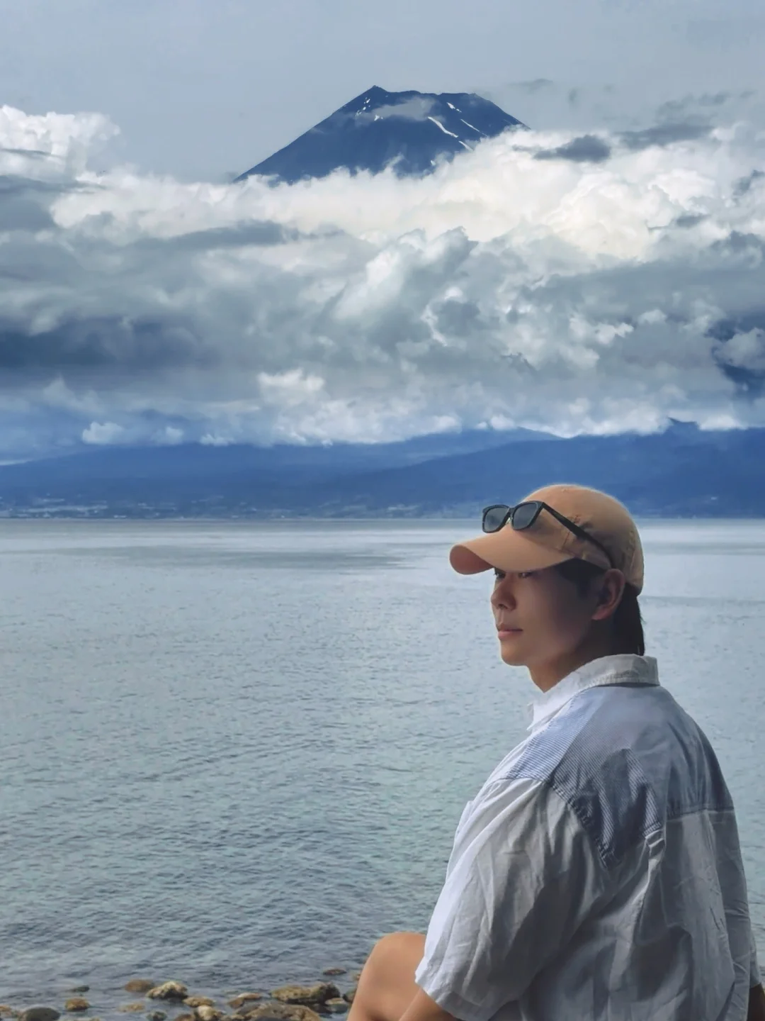 阴天的富士山是这样的🗻