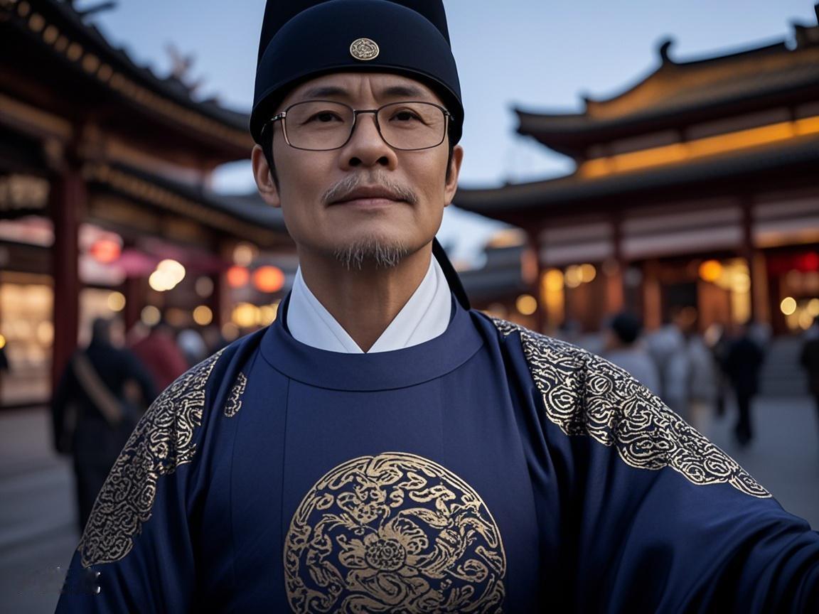“云游大唐” 新方式，唐装逛不夜城，地砖纹样都考究。