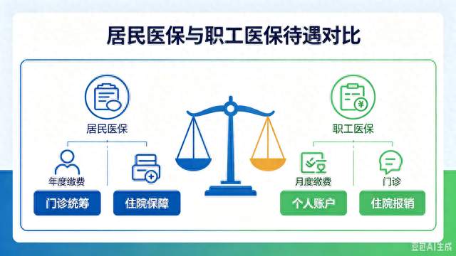 交十几年居民医保的笑了，交职工医保的不干了！医保新政引发热议
