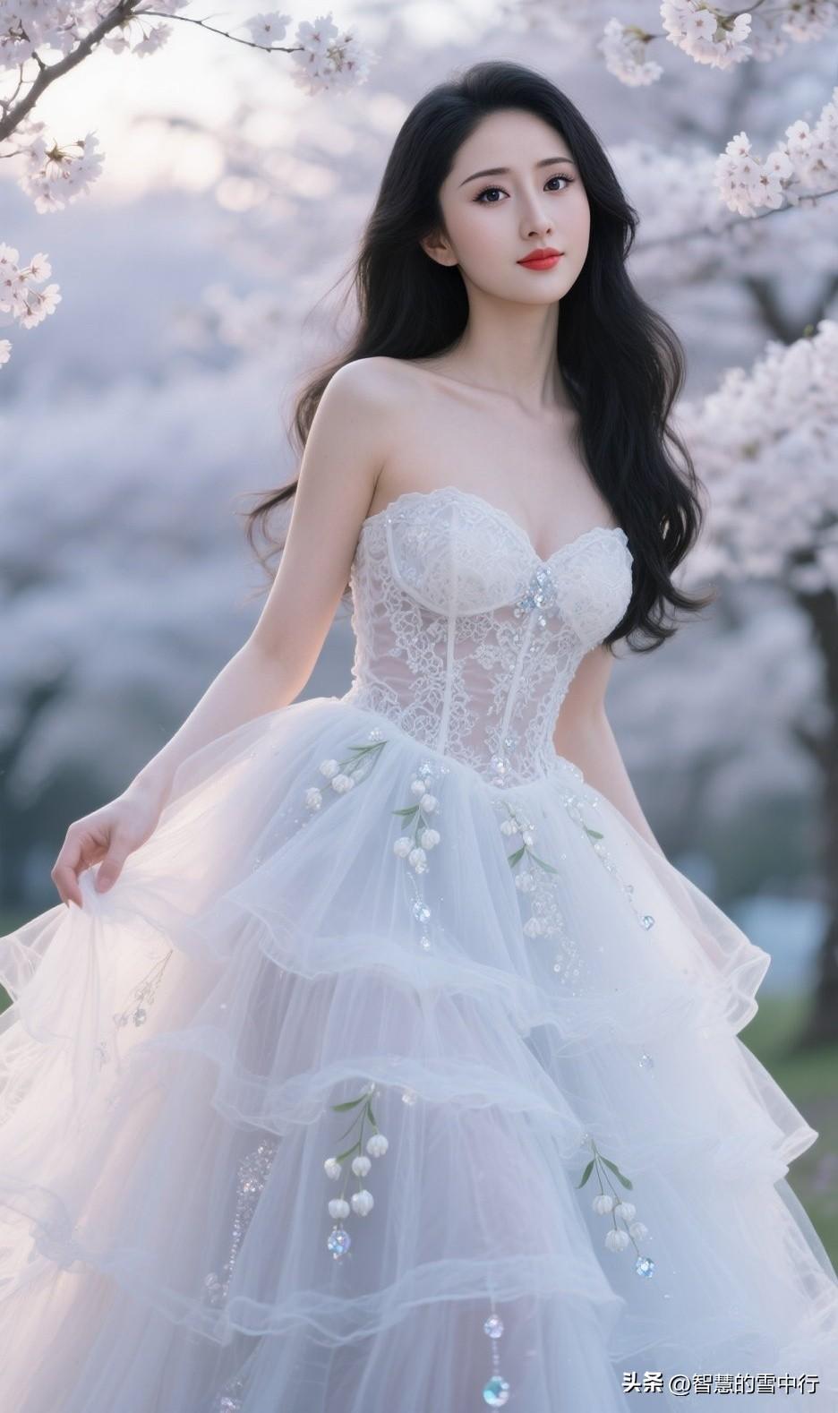 樱花季限定💮清冷感铃兰婚纱
 
救命！这套樱花拍照战袍真的美晕🌸
清冷系淡蓝