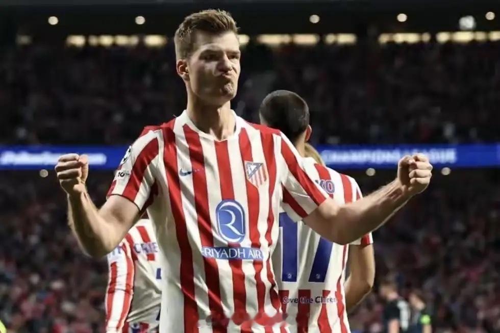 4-1！瑟落特戴帽，马竞总比分7-4淘汰布鲁日，晋级欧冠16强马竞4比1布鲁日足