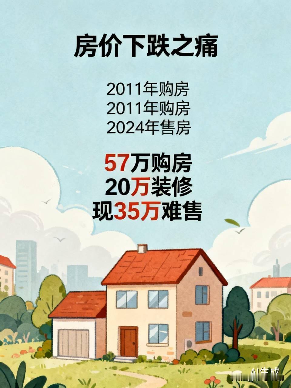 你觉得房价下跌谁是最大受害者对于我的收入来讲，我就是最大受害者。2011年花费全