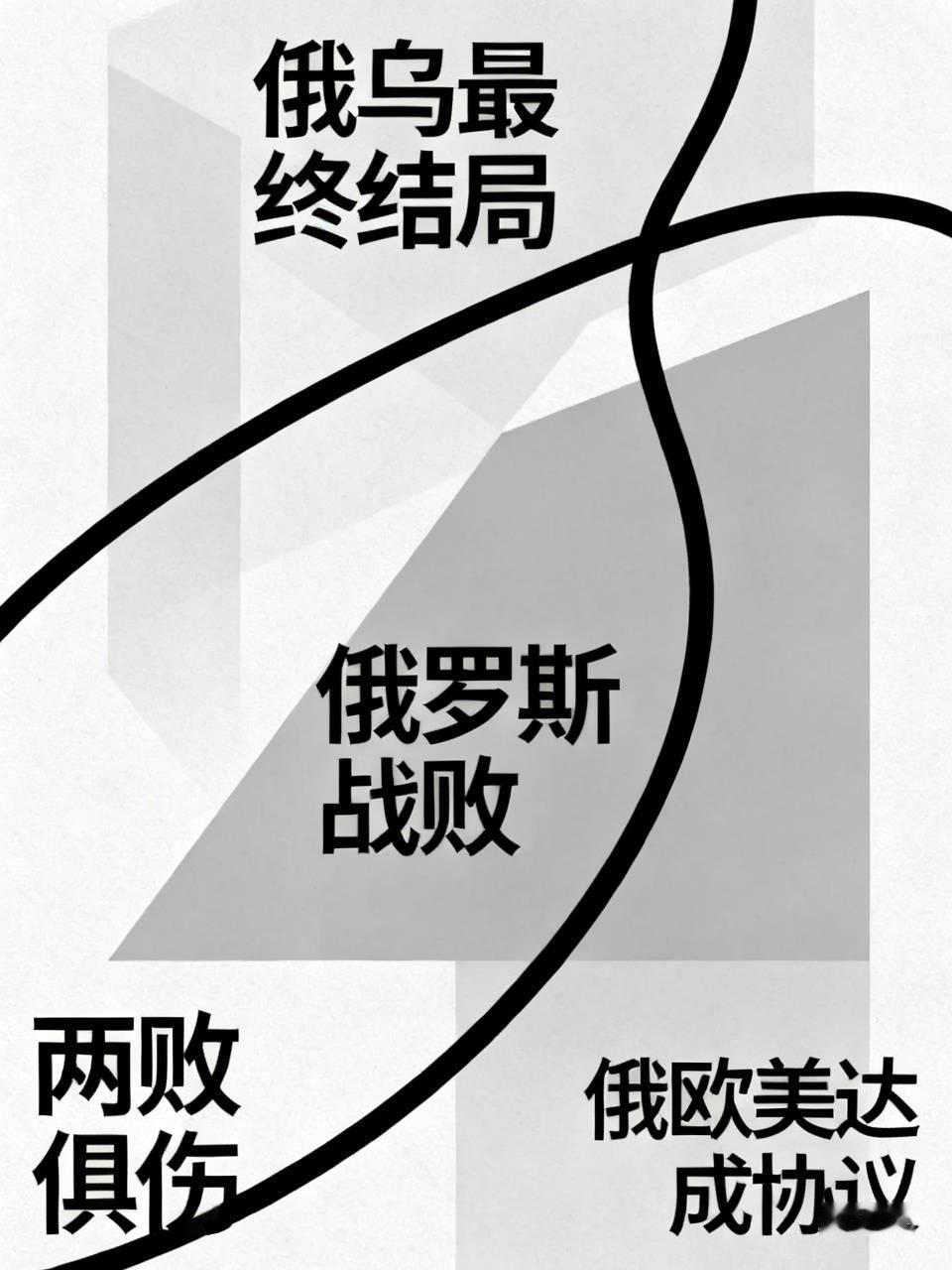 俄乌最终结局会如何？无非这三种情况：
1.两败俱伤：俄乌双方损失巨大，多年无法东