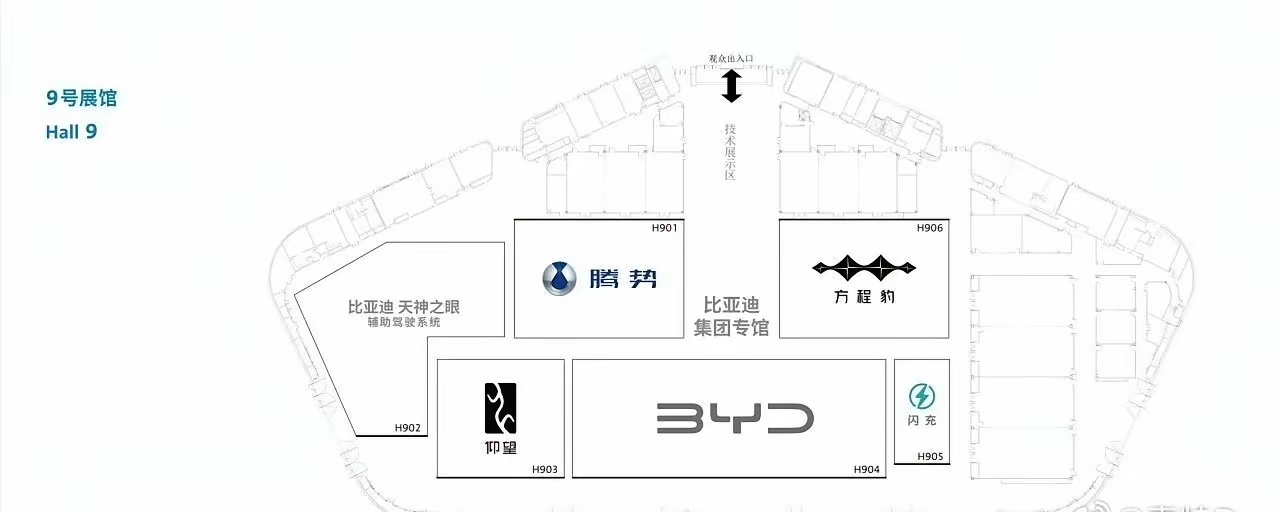 还得是迪子啊，马上举办的成都车展比亚迪又包馆了