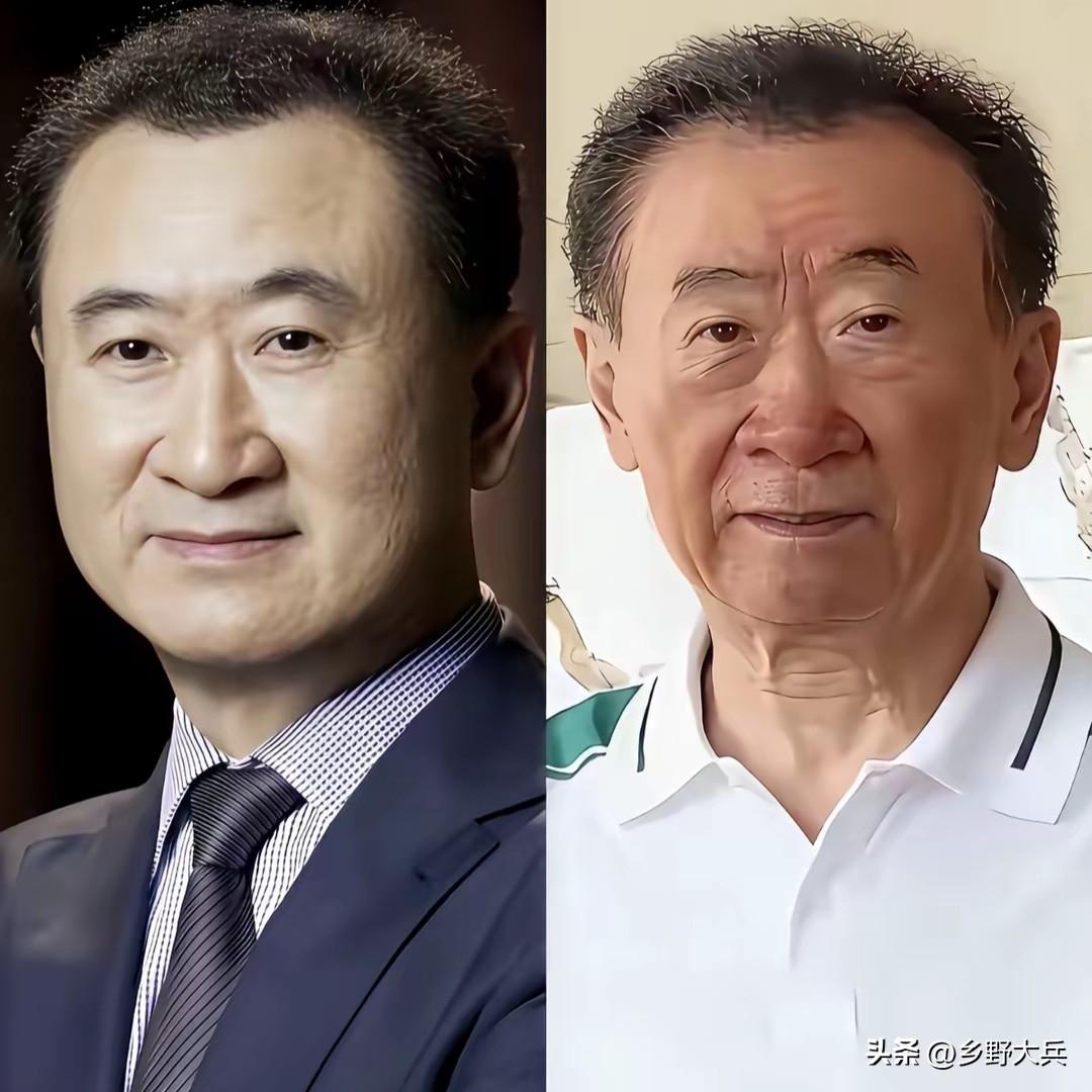 王健林十年容貌与境遇变化（左：鼎盛时期，右：近年）
 
一、外貌直观变化
 
1