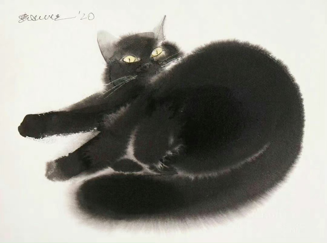 “   Endre Penovac · 水墨猫 …  ” ​ ​​​