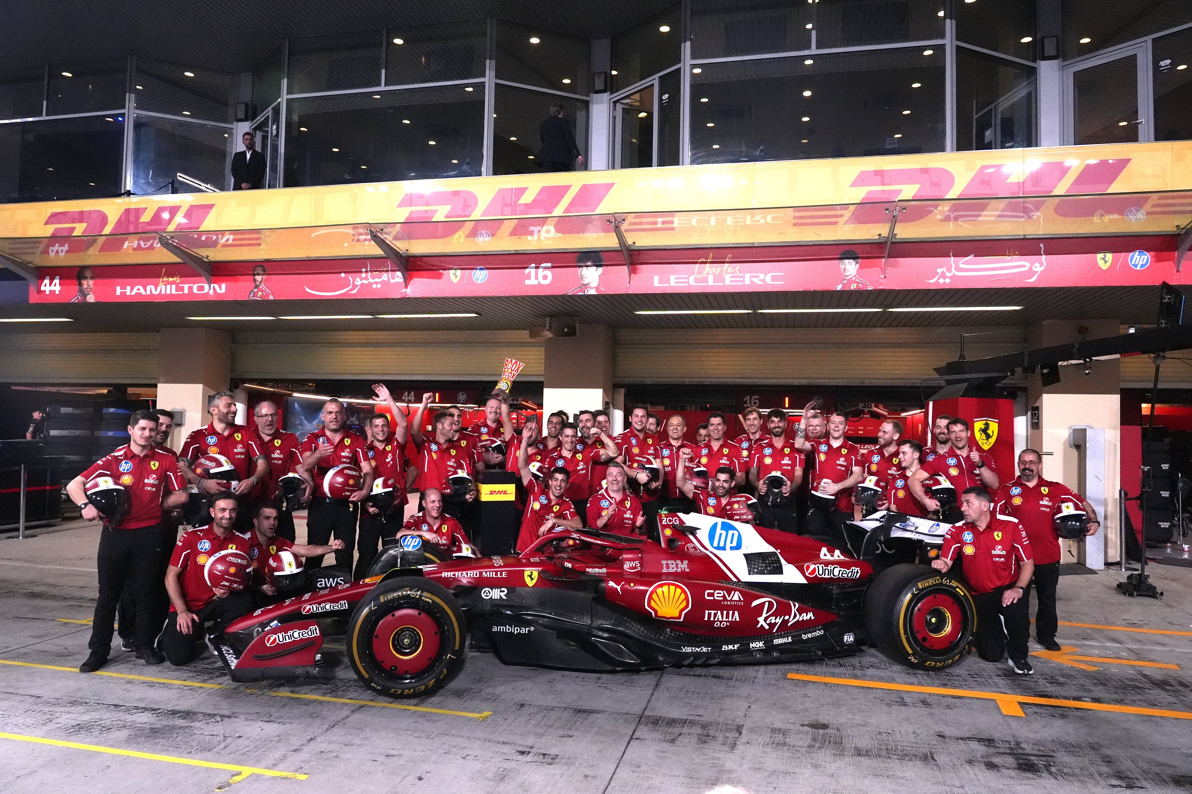 让我们恭喜法拉利拿下2025赛季DHL最快换胎总积分第一！F12025F1阿布扎