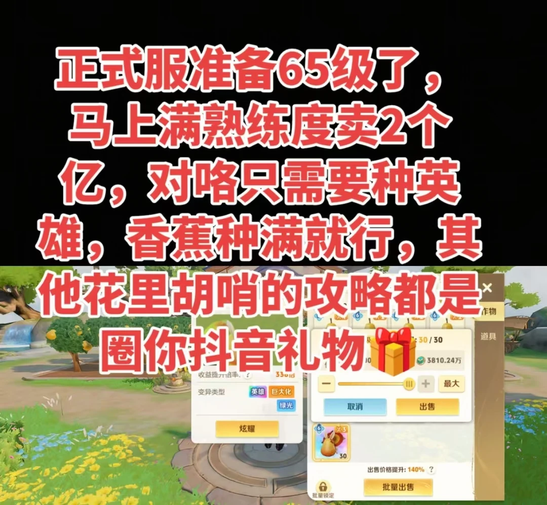 王者农场65级