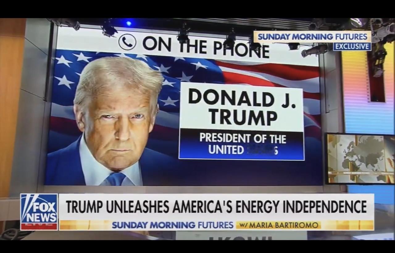 福克斯新闻：“您说过数百艘超级油轮正前往美国湾购买美国的石油和天然气。您能告诉我