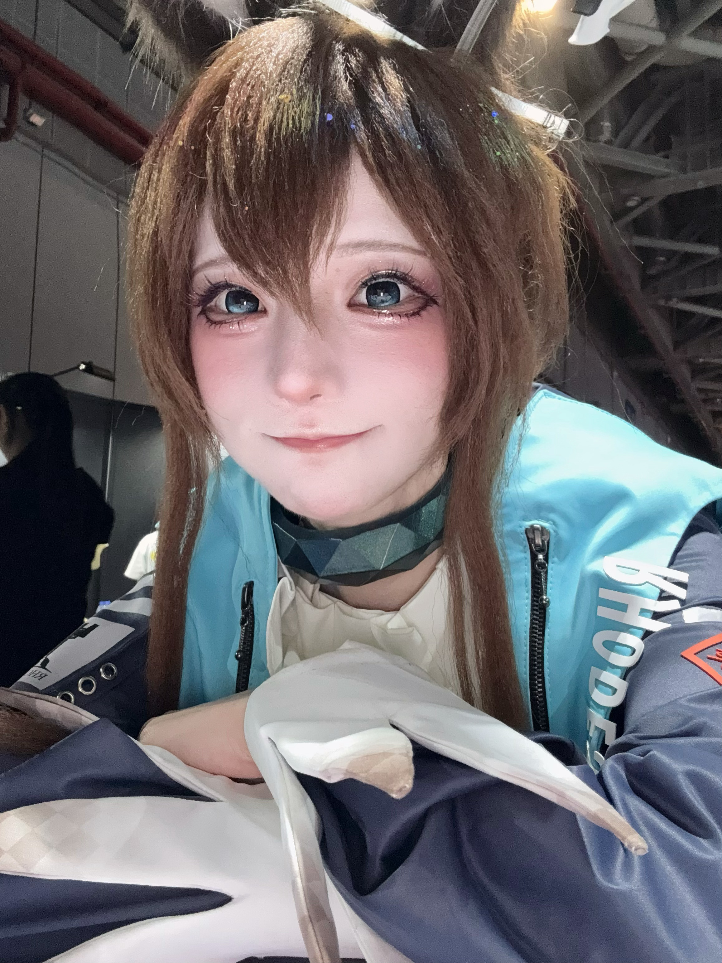 明日方舟鹰角嘉年华阿米娅cosplay     欢迎回到罗德岛，刀客塔 