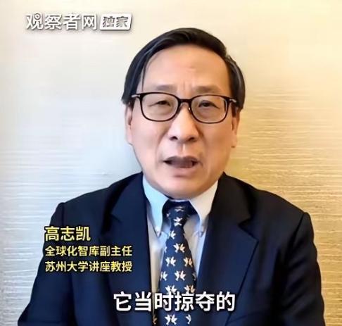 高志凯提了个极度“扎心”的建议：以后从国外追回来的文物，玻璃柜旁边的介绍牌上，必