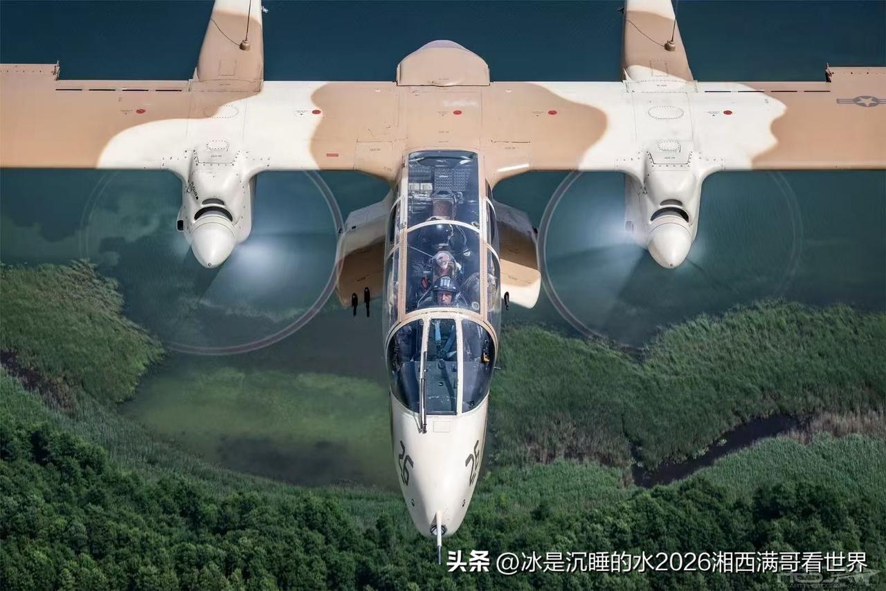分享一组已经退役的越战时期美帝的OV-10“北美野马”轻型涡浆攻击/侦查机的精彩