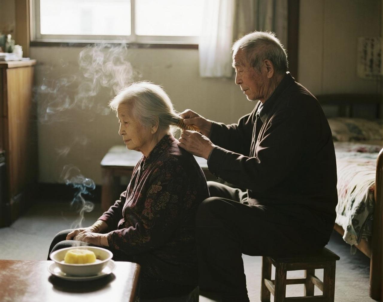 真正的陪伴从不是轰轰烈烈的誓言，而是把“我在”刻进柴米油盐的琐碎里。
 
奶奶确