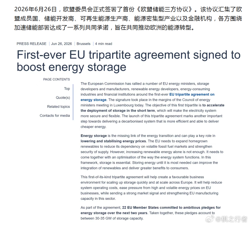 欧盟目前约有 55 GW 的已安装储能容量。为了满足未来基于可再生能源的电力系统