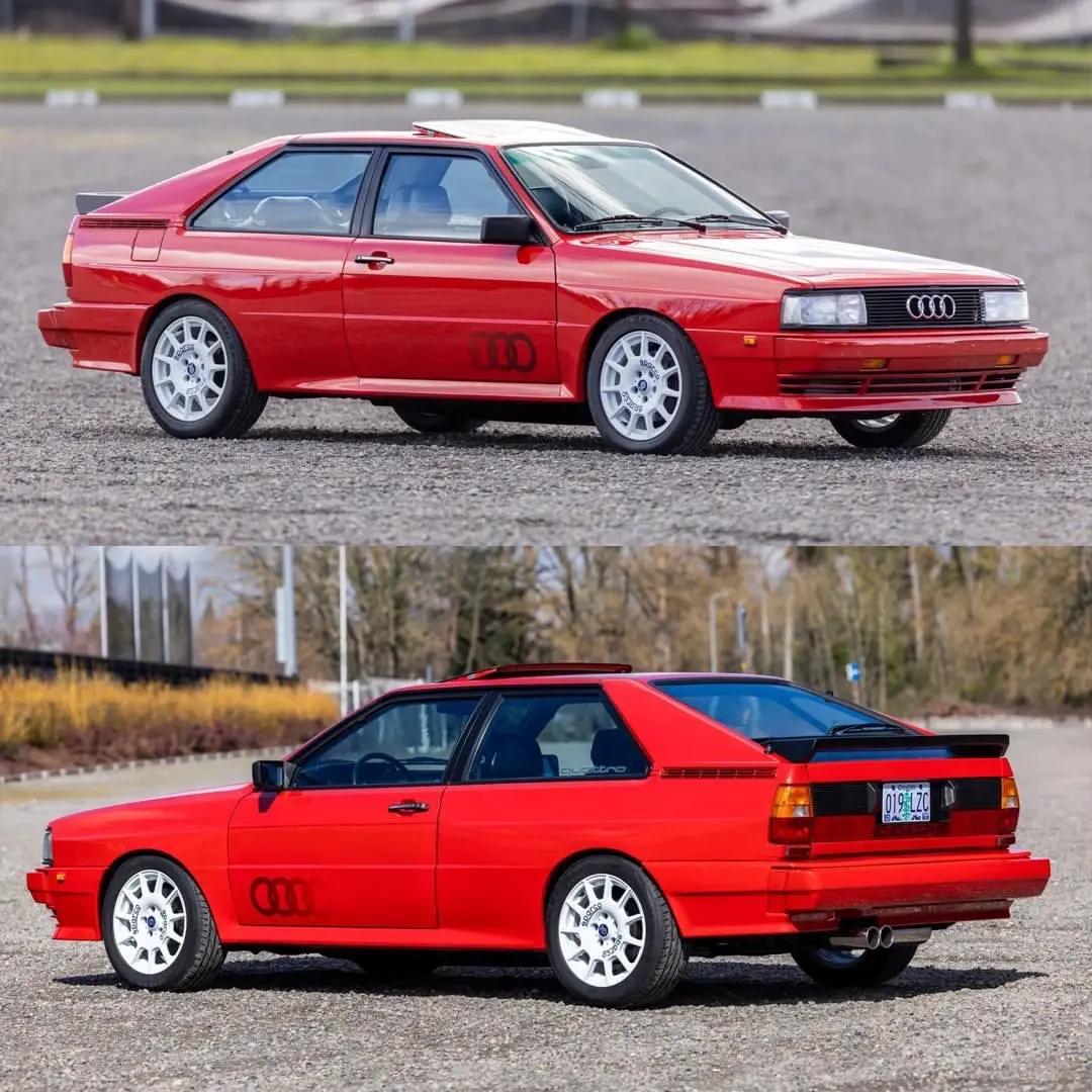 这台1983年的Audi Quattro，诞生于品牌将四驱技术推向性能巅峰的关键